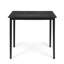 Table en bois - gris foncé, minimaliste pour les pique-niques en plein air, barre rectangulaire de 40 po de hauteur dans un meuble, 40 po-1378238398