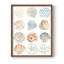 Reproduction encadrée de motifs océaniques II - bois massif-980150980-980150981