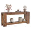 70,9 pouces Long Farmhouse Console en bois Silm