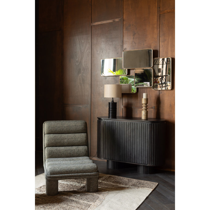 Briton Geometric Area Rug in Beige