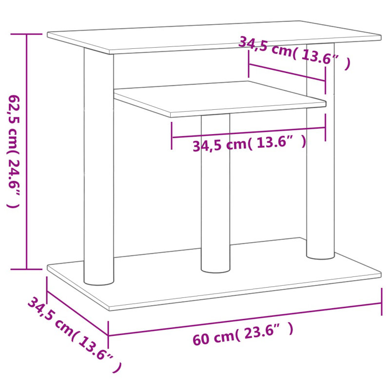 Scratching Post, Light Gray