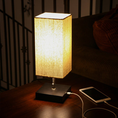 Lampe de table avec USB 14 "Anglu