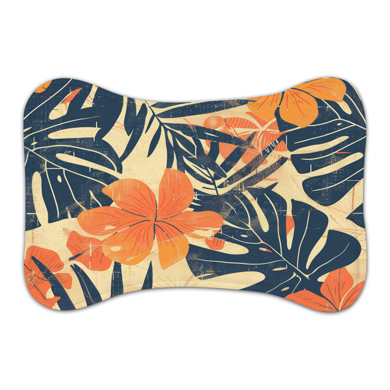 Island Textiles - Tapis d'alimentation en os 1 pièce, XL (18 po)