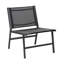 Caleiah Outdoor Armless Lounge Chair with Ottoman