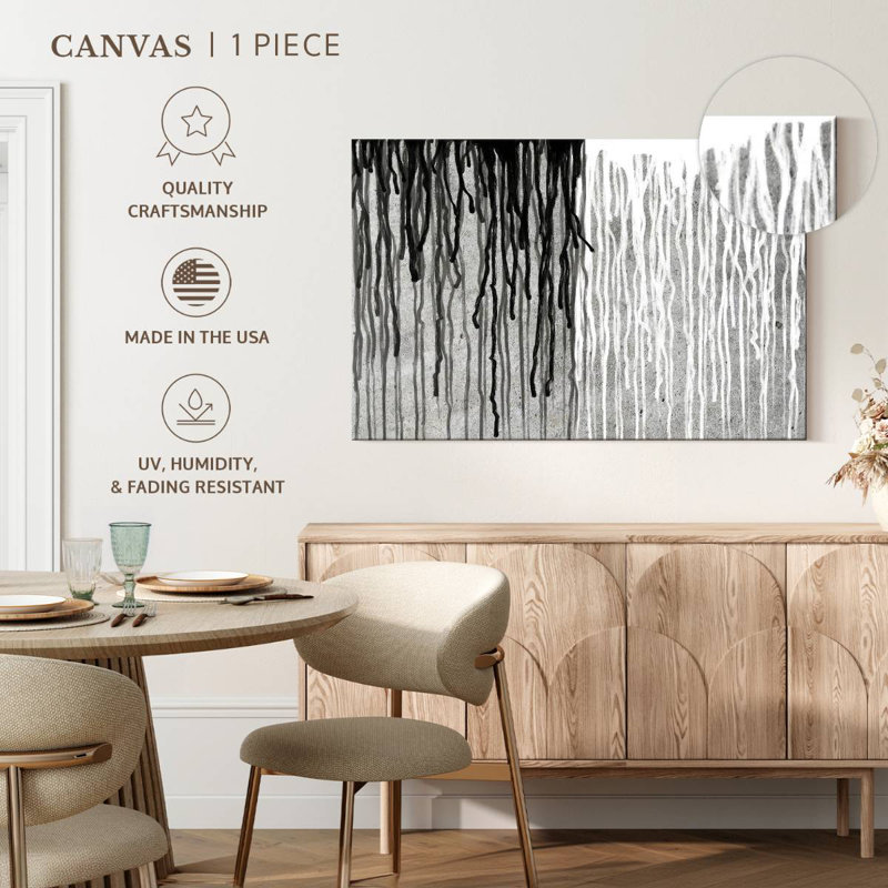 Avery BW Paint Drip, 34" H x 51" W