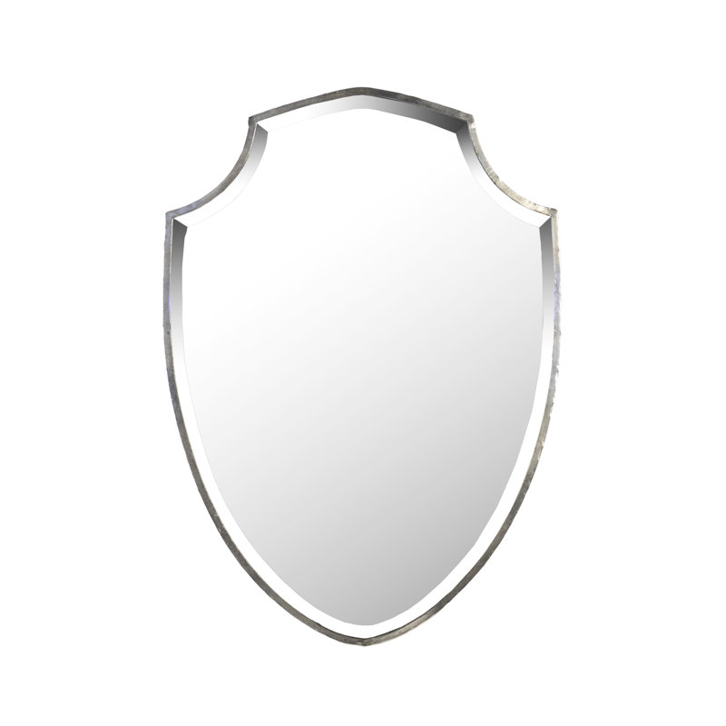 Barbora Beveled Wall Mirror, Silver