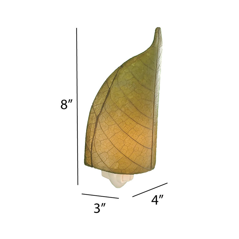Veilleuse feuille, Vert