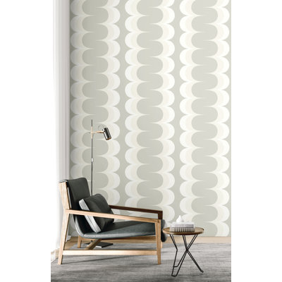 Papier peint non tissé à motif géométrique Mandoline