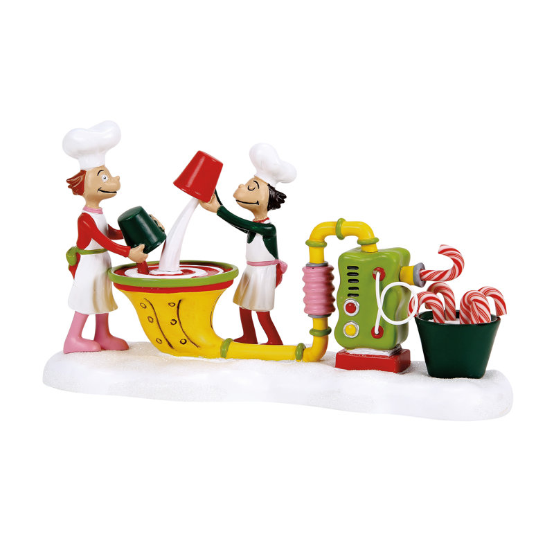 Figurine de service de bonbons Who-Ville de Dr. Seuss Grinch