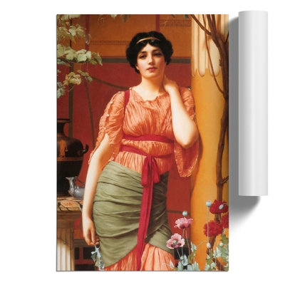 Nerissa by John William Godward - Frameless Print