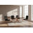 Modrest Legend Glass Top Metal Base Dining Table