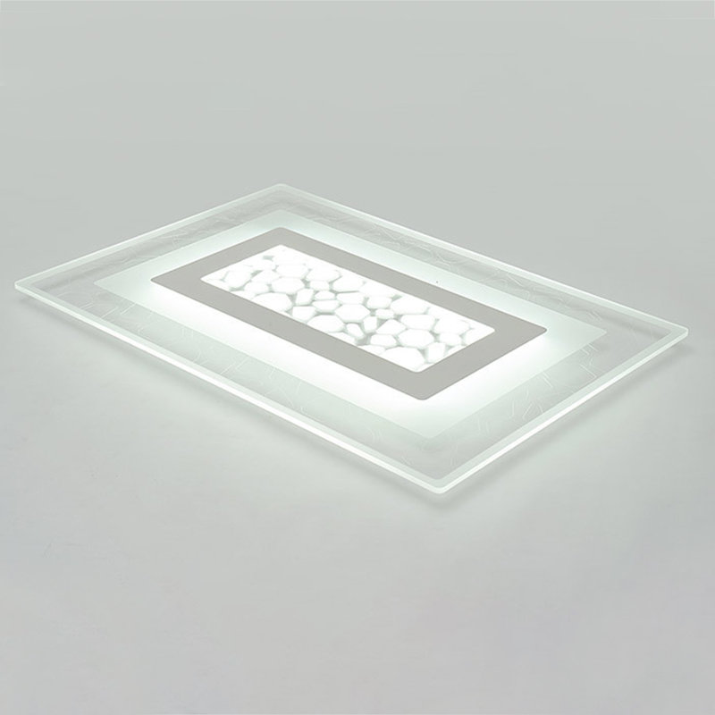 35.4'' Acrylic LED Flush Mount with Remote Control