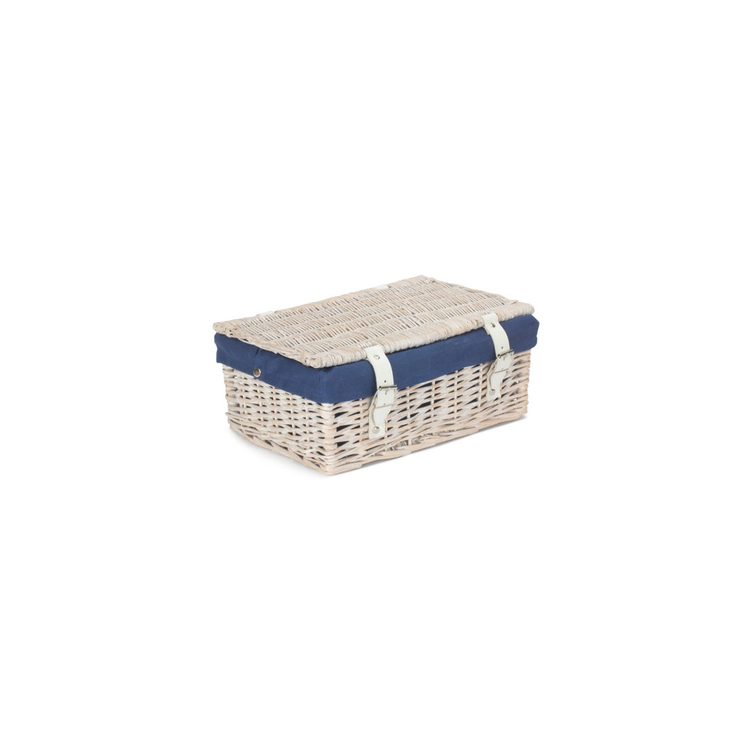 14 Inch Empty Wicker Hamper Basket - with Lining