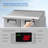 48" 13.1 Cu.Ft. 320W 115V Silver Refrigerated Salad Sandwich Prep Table