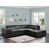 Black Faux Leather