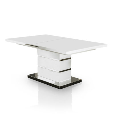 Marge Extendable Solid Wood Top Dining Table