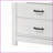 Chests &amp; Wardrobes Cassini 31"" Modern White 5-Drawer Chest | White | Engineered Wood
