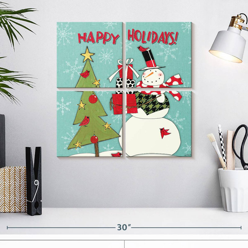 Sentiments de bonhomme de neige Lelend V, H 18 po x l 18 po