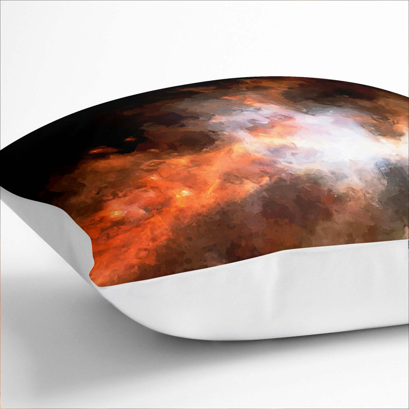 Square Throw Cushion, White, 55cm H x 55cm W x 20cm D