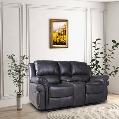Causeuse de salon en similicuir Bargesa