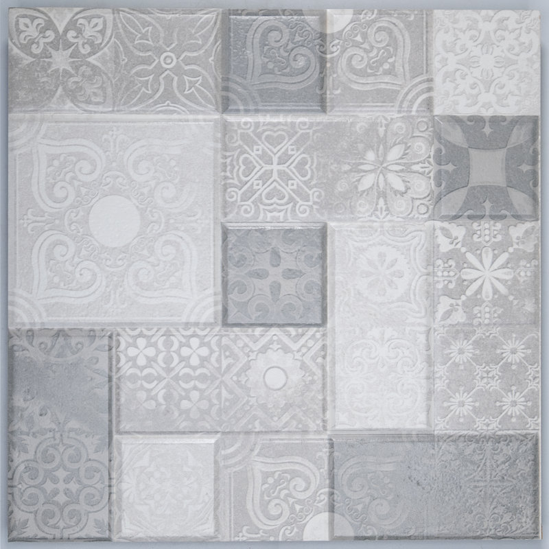 Lazio 12''x 12'' Ceramic Patterned Wall Tile