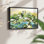Spring Village III -Framed Print - Restickable