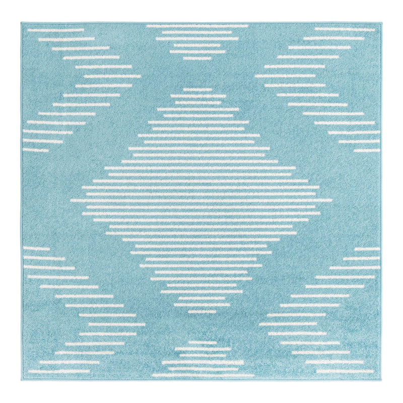 Katlain Geometric Indoor Rug, Square 10'