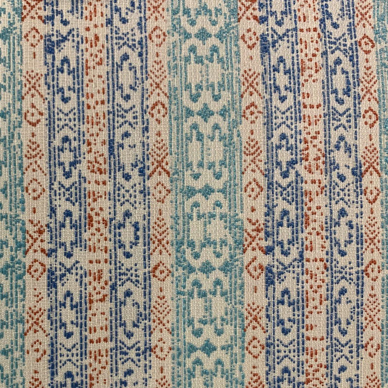Coussin rayé doublé, 22 po x 22 po