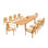 Outdoor 11 - Piece Teak Dining Set