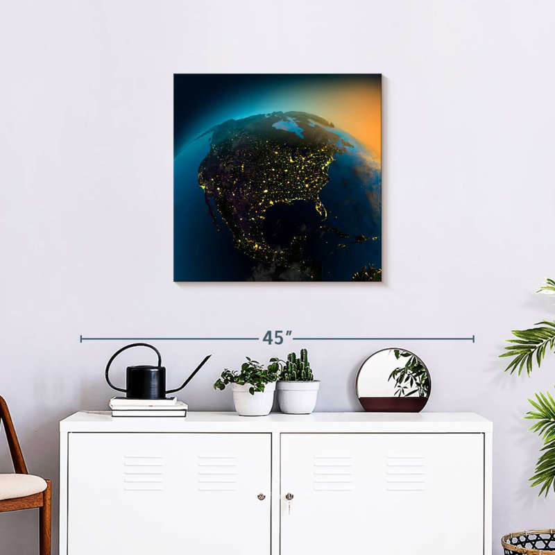 Oberle View Of America, 24" H x 24" W