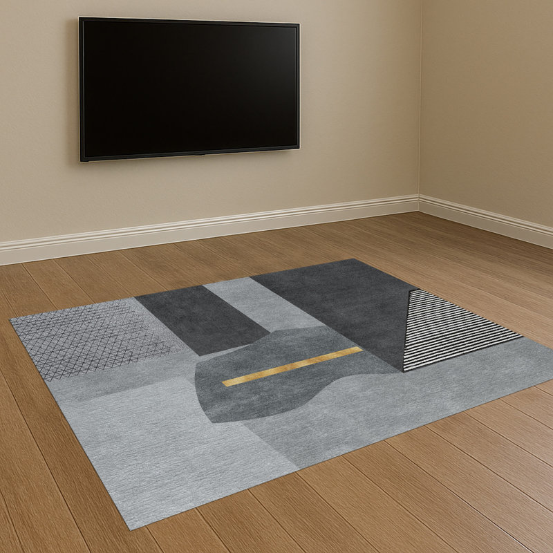 Abstract Area Rug, Runner 70 x 140 cm