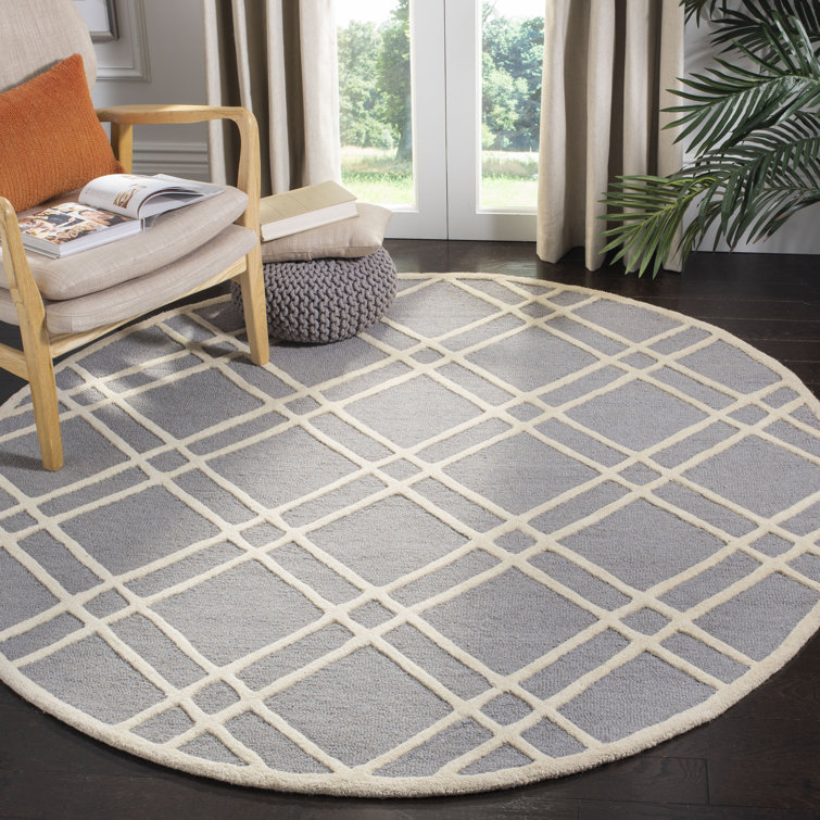 Deedgra Hand Tufted Wool Geometric Rug