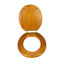 Siège de toilette rond en bois franc