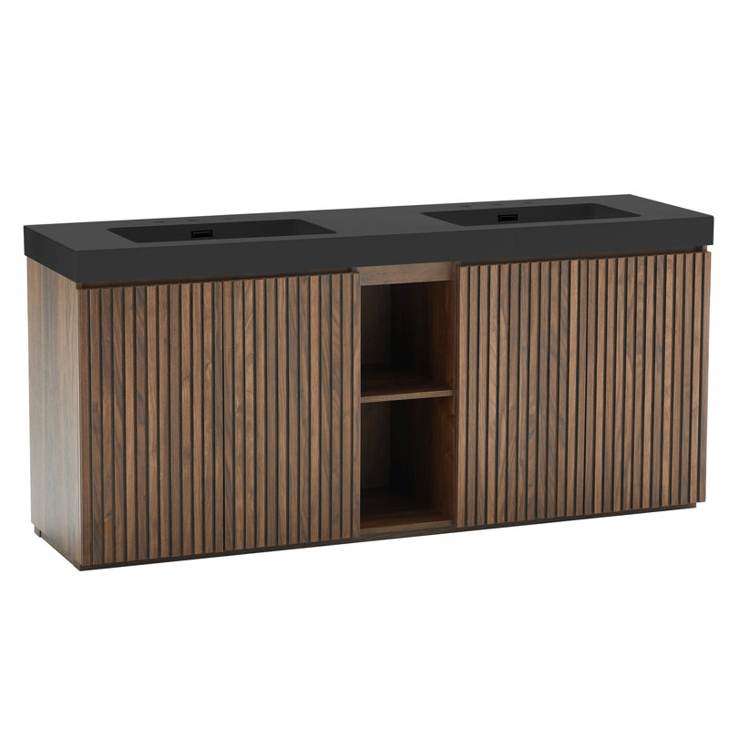 Meuble-lavabo double 72 po Modern