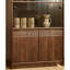 Armoire d'appoint au sol en verre simple