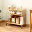 Table d'appoint d'appoint avec base en bambou-98284318