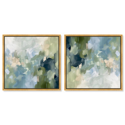 «Minted Brush Set Canvas» par Art Remedy