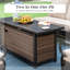 Ensemble de conversation pour patio 5 personnes avec table foyer -677181265