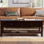 Table basse de style américain en bois massif rétro