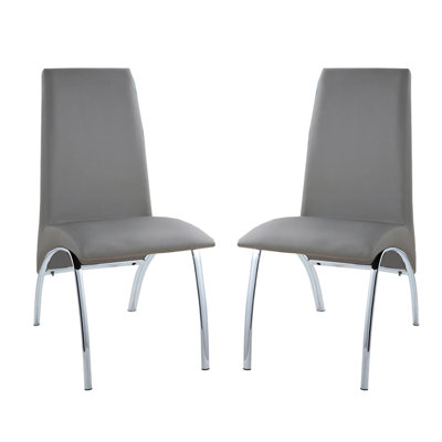 Anjli Metal Upholstered Back Side Chair Dining Chair -  Orren Ellis, EE46094DEC534FA2B1FA2D221242CCFF