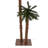 Home Heritage 5' and 3' Prelit Artificial Double Christmas Palm Trees 150 Lights