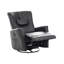 Timitra 85 cm Wide Faux Leather Rocker and Swivel Recliner