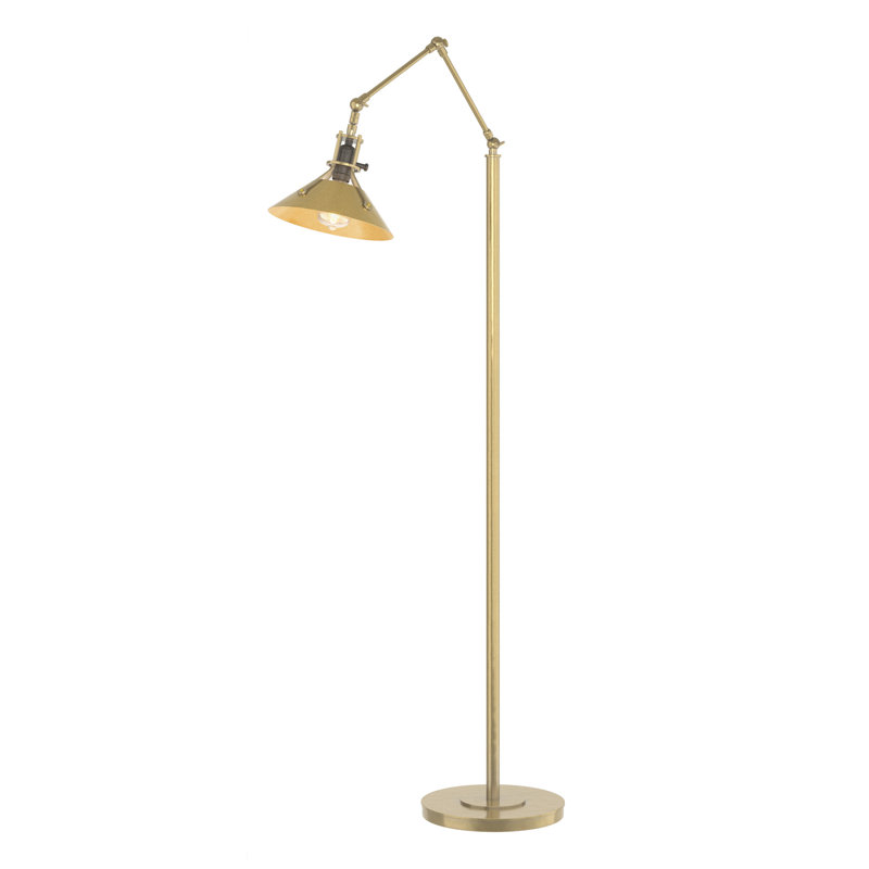 Henry 60.8" Task Floor Lamp, Modern Brass, Modern Brass