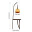 156.5cm Polished Torchiere Floor Lamp with USB and Outlet