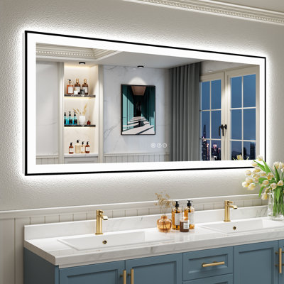 Miroir de salle de bain Tyeishia Matte