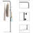 Moonzarin Steel Freestanding Coat Rack-658830703