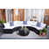 Cabble Wicker 6 - Person Patio Conversation Sets with Cushions