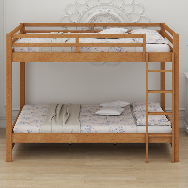 Lit superposé en bois avec échelle, Bois