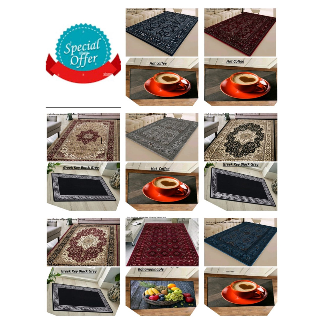 Modern Traditional Stylish Floral  Rugs Large Area Rug for Living Room Bedroom Carpet
