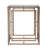 Yadiel Glass Top End Table